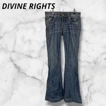 디바인 라이트 오브 데님 플레어 청바지 팬츠 빈티지풍 부츠컷