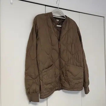 UNIQLO U 퀼팅 자켓 S 브라운
