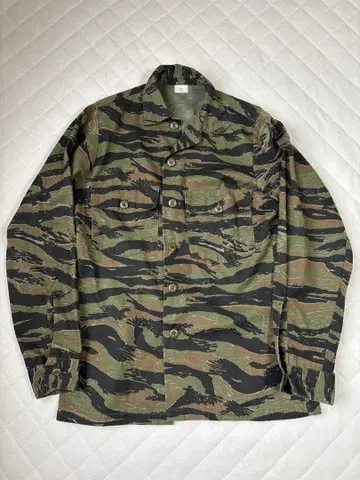 유틸리티 셔츠 자켓 타이거 카모 USA제 Military