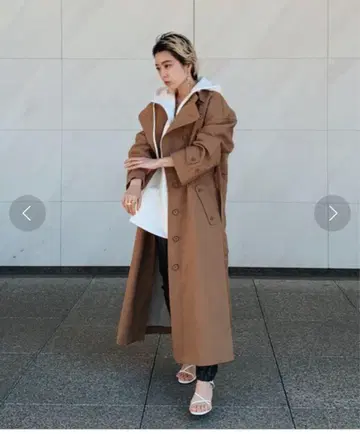 ETRE TOKYO 본딩 컷오프 코트