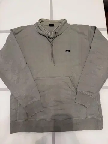 HUF 하프 지퍼 맨투맨 M
