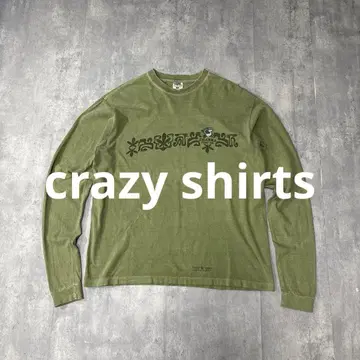 [ crazy shirts ] HEMP DYED 롱 슬리브 티셔츠