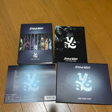 Snow Man LIVE TOUR 2022 DVD 초회반 초회판 4DVD