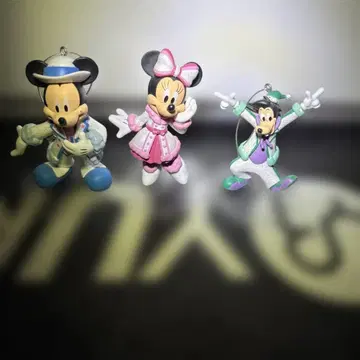 Disney 1번 복권 오너먼트 피규어 3종 세트
