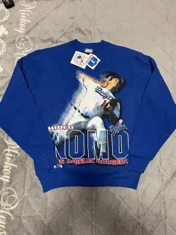90s LA 노모 히데오 맨투맨 데드스탁
