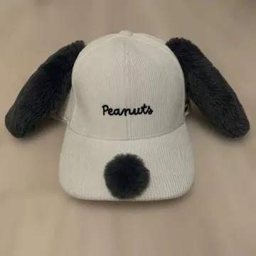 SNOOPY 캡 화이트 유니버셜