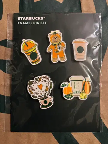 Starbucks 에나멜 핀셋 5개 세트
