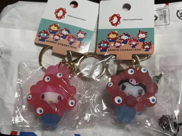 [ 새상품 미사용 ] 산리오 미야쿠미야쿠 클리어 컬러 키링