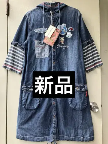 새상품 drug stores 드럭 스토어즈 데님 아우터 빈티지풍
