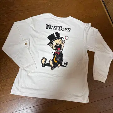 Nas Toys 긴팔 T셔츠 L 화이트