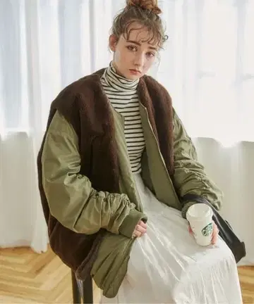 ANGIE 퍼 베스트 포함 MA-1