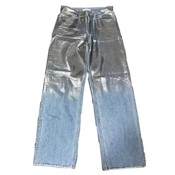 MOUSSY FOIL PRINT 90s STRAIGHT DENIM