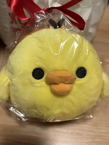 키이로이토리 봉제 인형 파우치