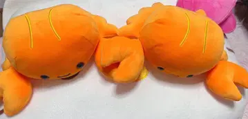 게 모양 봉제 인형 2개 세트