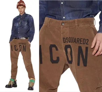 새상품급 초레어 DSQUARED2 ICON 컴뱃 코듀로이