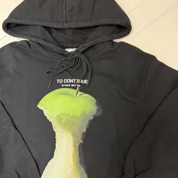 [ shareef ] 'GREEN APPLE' BIG HOODIE