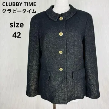 CLUBBY TIME 테일러드 자켓 울 큰 사이즈 42