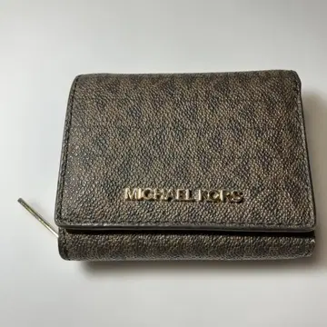 MICHAEL KORS 마이클 코스 3단 폴더형 지갑 브라운 계열