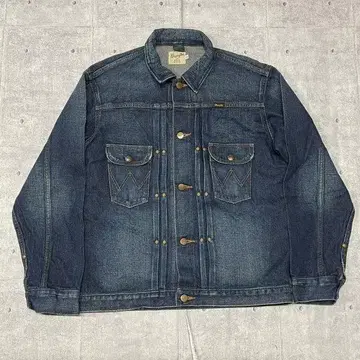 새상품급 Wrangler 111MJ AZUL 별주 콜라보 인디고 랭글러