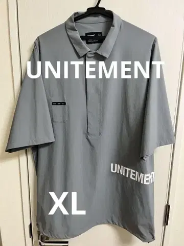 UNITEMENT 그레이 피케 셔츠