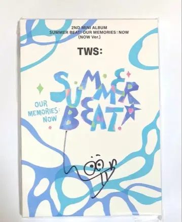 TWS 지훈 앨범 사인 포함