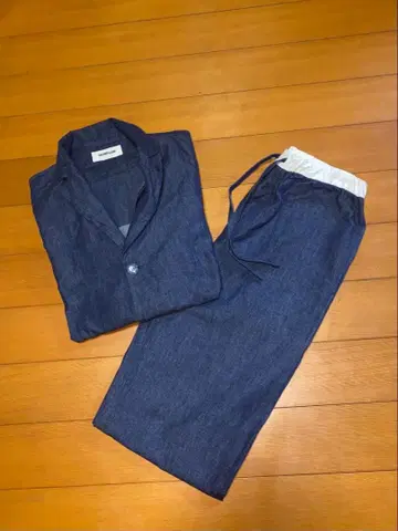 NOWHAW 데님 파자마 셋업