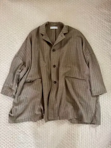 SETTO 울 스트라이프 마켓 자켓