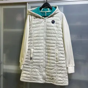 FILA 화이트 퀼팅 원피스