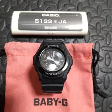 CASIO Baby-G 블랙 손목시계 배터리 방전