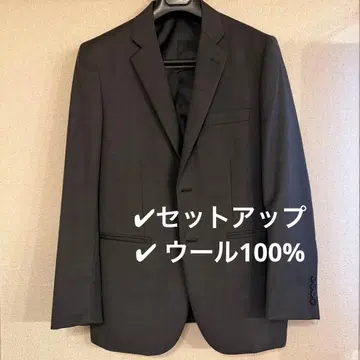 셋업 VAN HEUSEN  수트 그레이 울