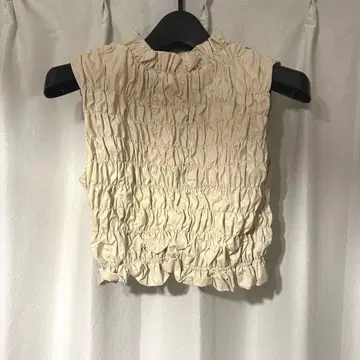 sahara Gather Fake Leather Vest