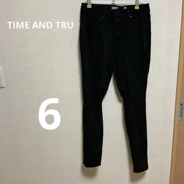 TIME AND TRU 블랙 스키니 데님 6