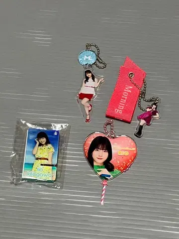 모닝구무스메 키타가와 리오 아크릴 키링 4개 세트 (개별 판매 가능)