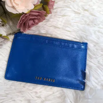 새상품급 TED BAKER 파란색 카드 & 코인 케이스