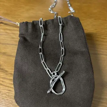 펜던트 목걸이 스테인리스 소재 실버 65cm