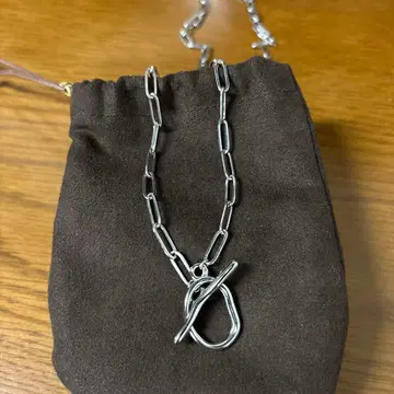 펜던트 목걸이 스테인리스 소재 실버 65cm