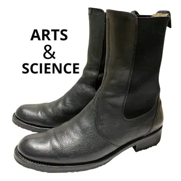 [새상품급] ARTS&SCIENCE 사이드 고어 부츠 비브람 가죽 블랙