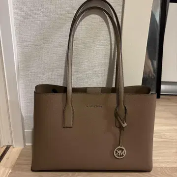MICHAEL KORS 브라운 토트백