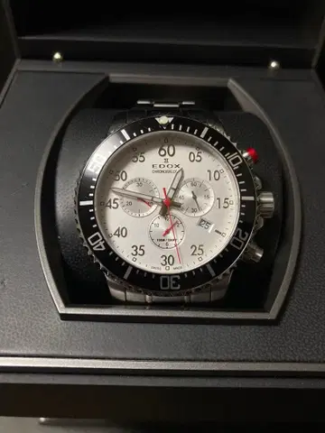 EDOX 10227-3M-ABN 크로노 랠리 SS 크로노그래프 쿼츠
