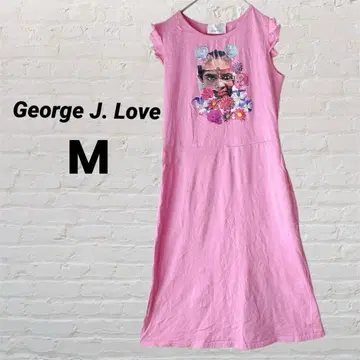 George J. Love [ M ] 프리다 카로 원피스 핑크