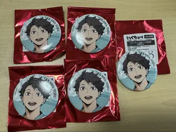 극락탕 오이카와 토오루 캔뱃지 5개