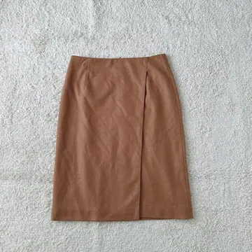 유나이티드 애로우즈 펜슬 스커트 울 일본제 카멜 캐주얼