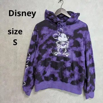 Disney 미키 맨투맨 후드티 후디 퍼플 S
