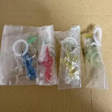 피크민 메지루시 액세서리 빨간색 파랑 노랑 이슬이(히카리) 피크민 가챠