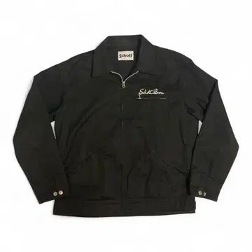 Schott 블랙 TC WORK JACKET/워크 자켓