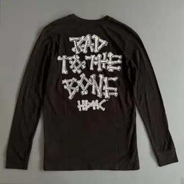 할리데이비슨 롱T 스컬본 블랙 그래픽 티셔츠