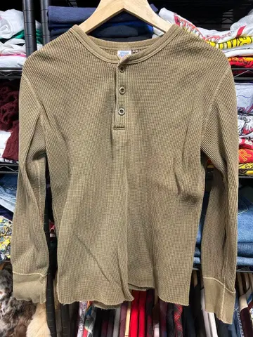STUDIO D'ARTISAN 헨리넥 써멀 두꺼운 원단