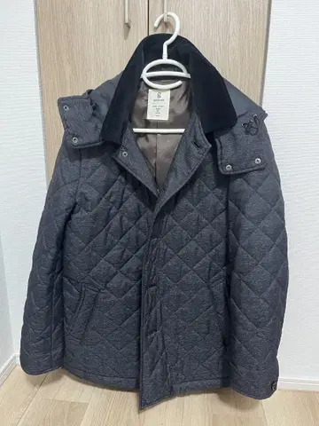오리히카 다크 그레이 퀼팅 자켓