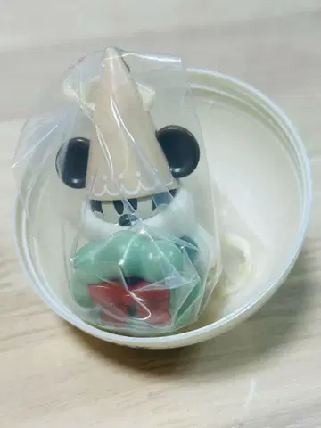 디즈니 크리스마스 리루린린 캡슐 토이 베이지 모자