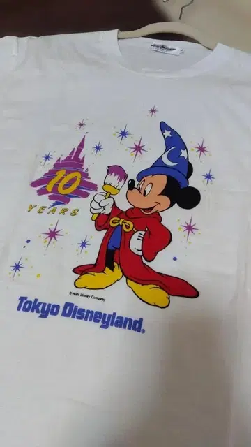 [레어 기념 아이템] 도쿄 디즈니랜드 10주년 기념 T셔츠 (미키)